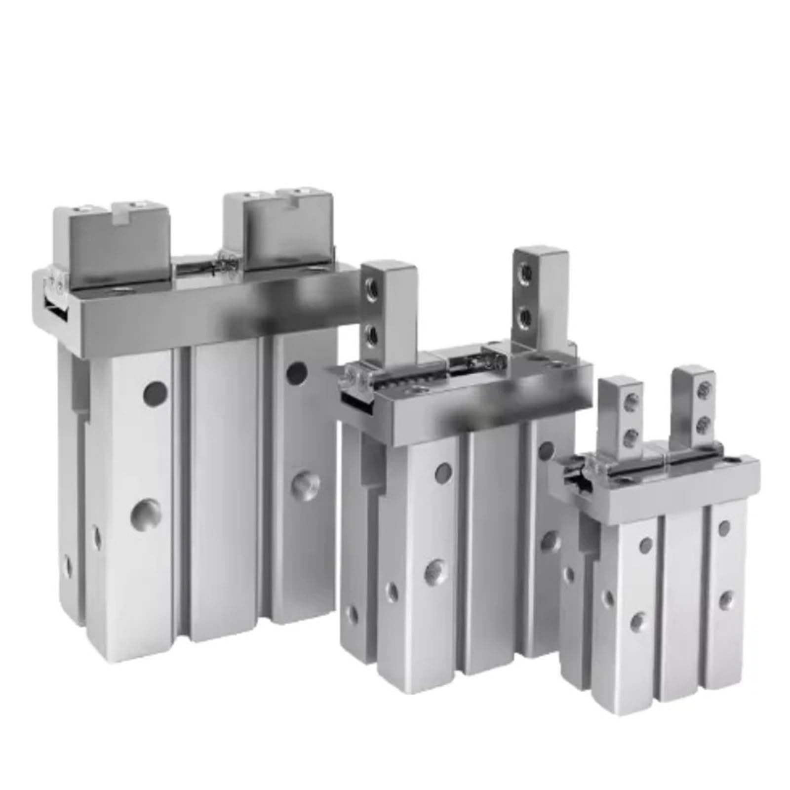 Cilindro neumático de dedo serie HFKL, 1 unidad, HFKL10, HFKL16, HFKL20, HFKL25, HFSKL10/HFKL10N/HFKL10B/HFKL10F, pinza neumática paralela.(HFKL,Bore 25mm)