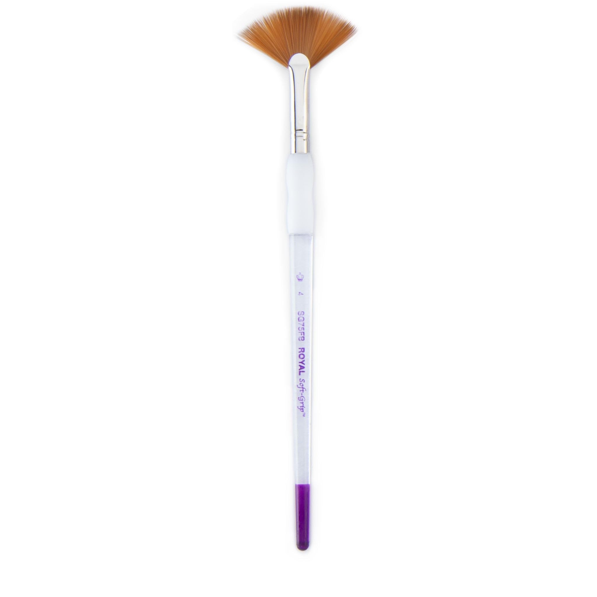 Royal & Langnickel Soft Grip Synthetic Sable Watercolour Paint Brushes (Fan 6)