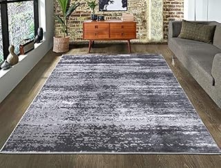 A2Z Rug|Palma 1787 Modern Abstract Dark Silver Grey Pattern|Bedside Setting room Studio Area Rug|Soft Short Pile|120x170cm - 3'11"x5'7"ft|Contemporary Small Area Carpet
