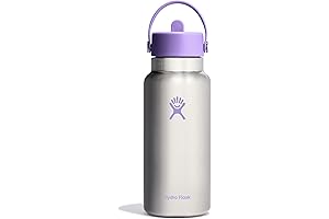 Violet 32oz Hydroflask Wide Flex Straw Cap - Enjoy Your Outdoor Adventure...