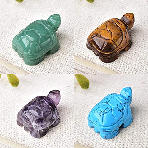 Amazon.co.jp: YSANO 1個天然クリスタルローズクォーツ亀アメジスト