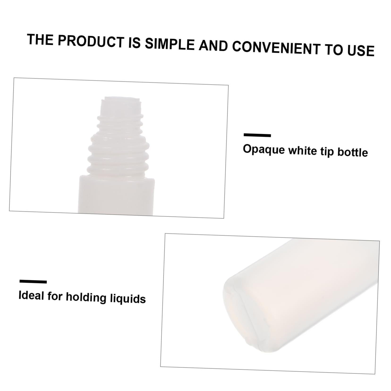 Pegamento Líquido Blanco de 6ml por Botella, 50 Piezas para DIY