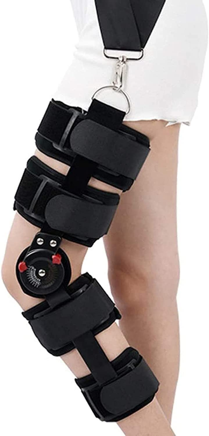 Ortopedyczny Stabilizator Kolana Z Zawiasami, Regulowany Stabilizator Stawu Kolanowego, Stabilizator Kolana Po Operacji Zapalenia Stawów, Rozmiar S (50 Cm)