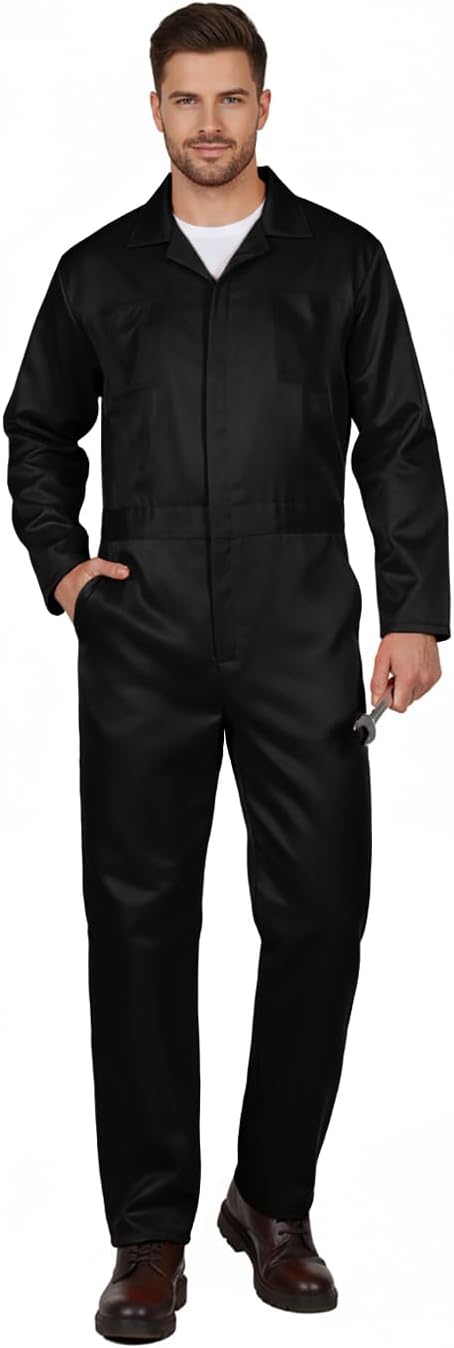 UQJE Coveralls for Men Work Adult Jumpsuit Coveralls Halloween Costume