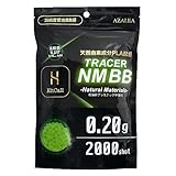 HITCALL 蓄光 天然由来成分PLA配合 TRACER NM BB弾のみ 0.2g(2000発/袋) 0.25(1600発/袋) 高精度 高真球 ウォーター研磨仕上げ採用 (0.2g/2000発)