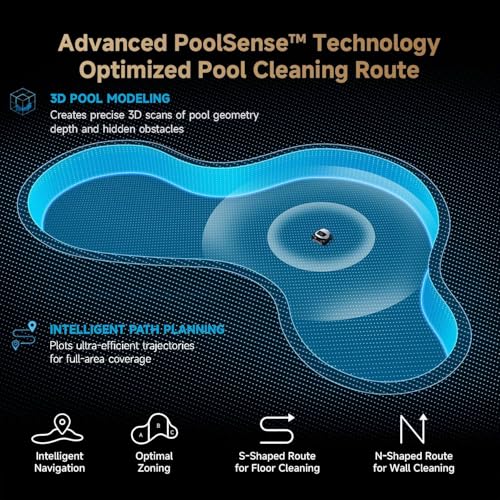 Image of DREAME Cordless Robotic Pool Cleaner, LiFi & APP Control, 8000 GPH Suction, Wall & Waterline Cleaning, UP to 180+ min, Auto-Retrieval, Automatic Pool Vacuum for Above & In-Ground Pools