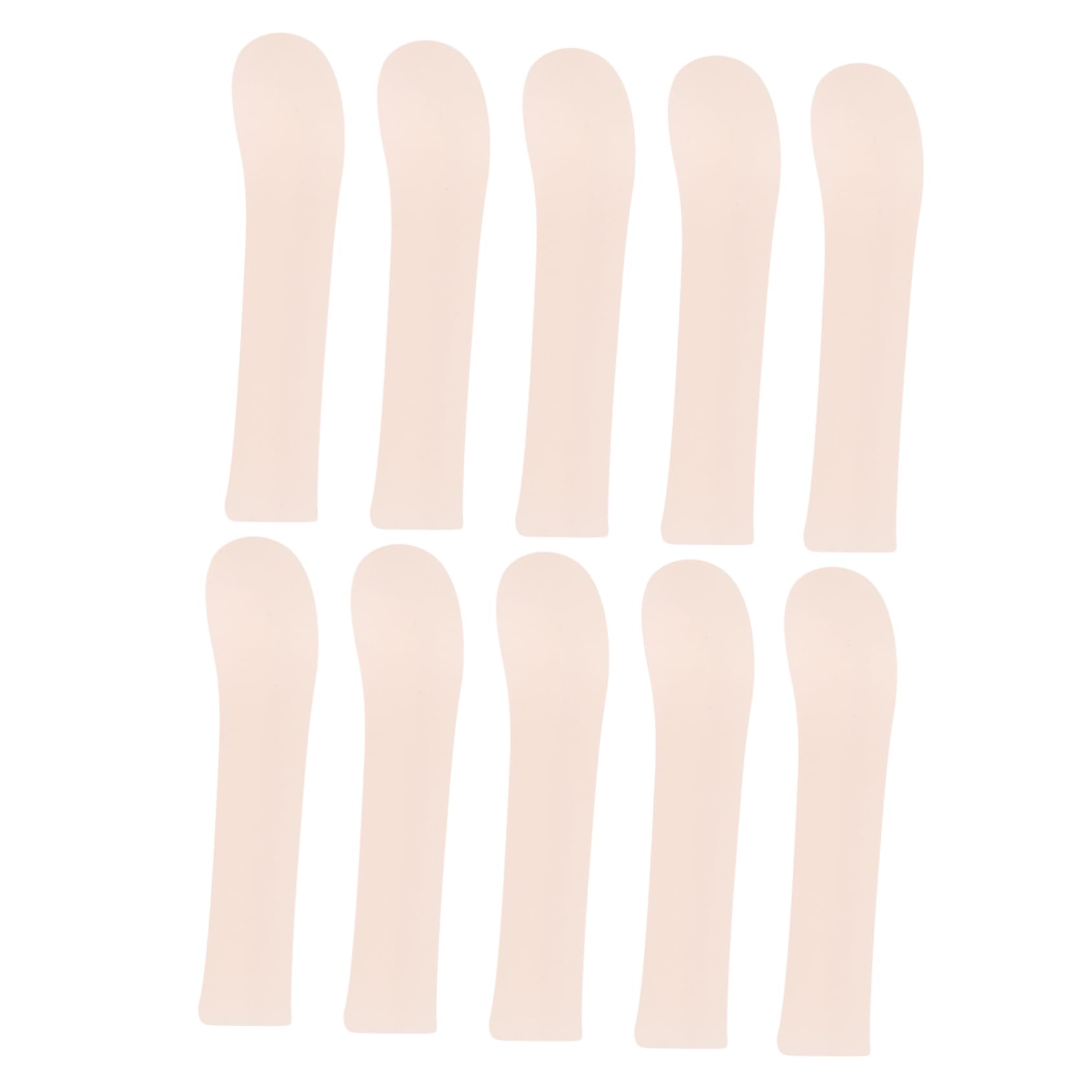 FOYTOKI 10pcs Ear Spoon Tips Silicone Covers for Ear Cleaning Safe Gentle Replacement Tips for Adults Boys and Girls