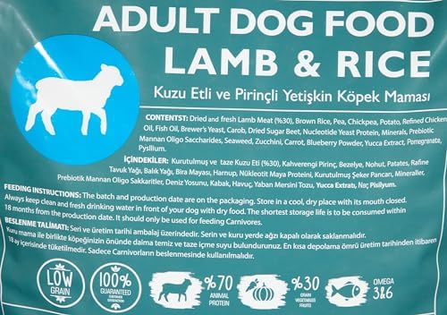 Mystic Az Tahıllı Yetişkin Köpek Maması Kuzulu 15 KG - Görsel 5