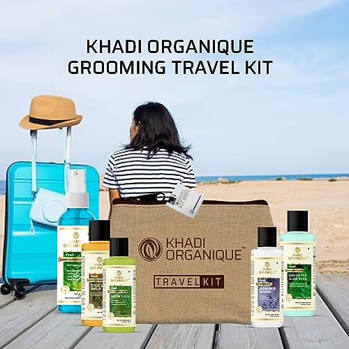 Image of Khadi Organique Grooming All in One Travel Kit Men & Women (Travel Kit New-6)