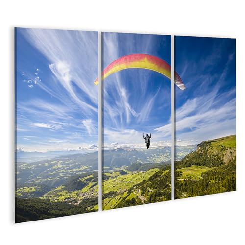 Tableau sur toile parapente pour une décoration murale de salon épurée