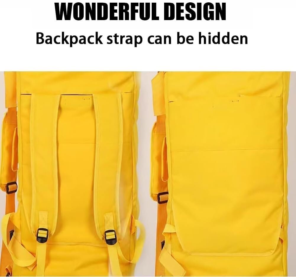 Mobile Professional Ski Boot Bag Backpack, Large Capacity Travel Backpack,Ski Luggage Backpack, Snowboard Gear Carrier(Gray)