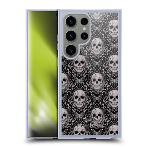 Coque MagSafe motif serpent et fleurs pour Samsung Galaxy S24 Ultra