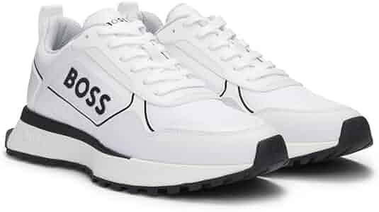 BOSS ミックスマテリアル スニーカー サイドパネル ラージロゴ Amazon.co.jp: [BOSS] [ボス] ラージ ロゴ ミックスマテリアル