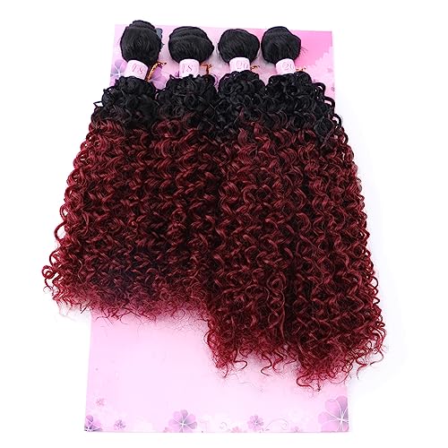 FRELYN Kinky Curly Bundles Synthetic Hair Quick...