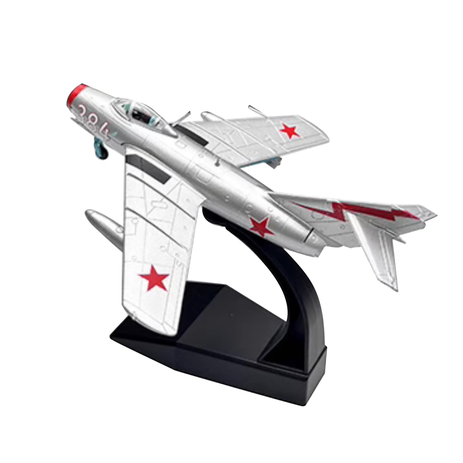 Alloy 1/72 MiG-15 Fighter Aircraft Model Alloy Die-Cast Fighting Airplane Collection Airshow Model for Desktop Ornament