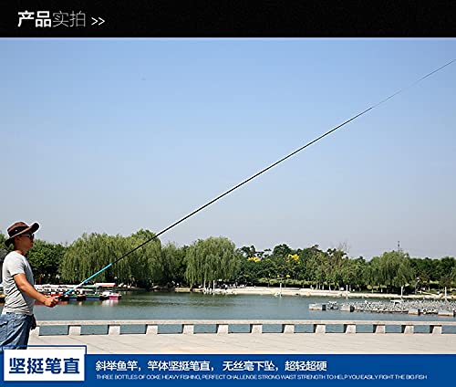 CañAs De Pescar Varilla de Pesca telescópica de Fibra de Carbono súper Dura 2 8 Polvo de la Corriente de Potencia 3.6-6.3M CARRAS DE CARPES CañA De Pescar
