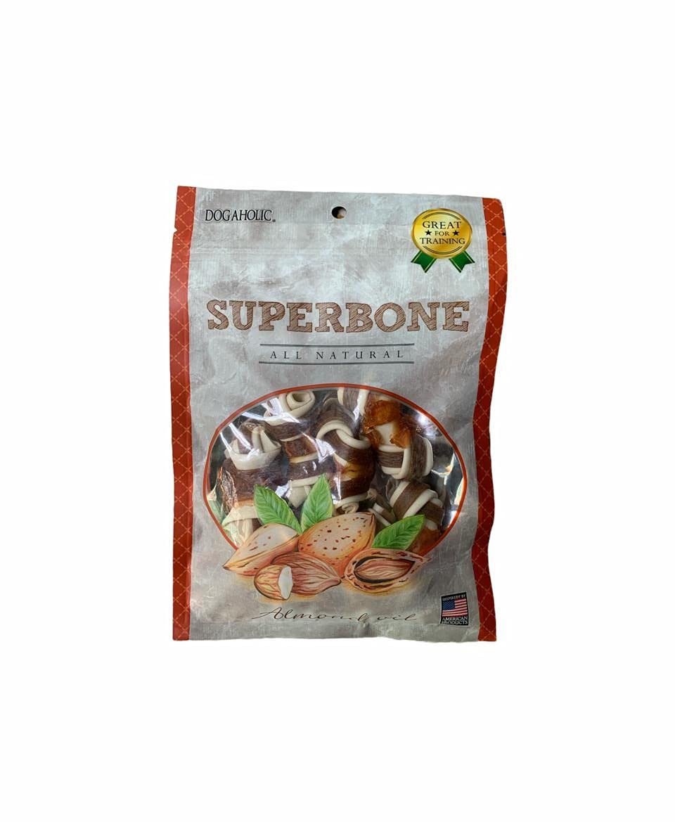 DOGTOWN Superbone Chicken Knotted Bone 9 in 1 Dog Treat for Dogs Its 100% Natural & Safe (Almond Oil, Pack of 2) (B095S9KJQN) Amazon Price History, Amazon Price Tracker