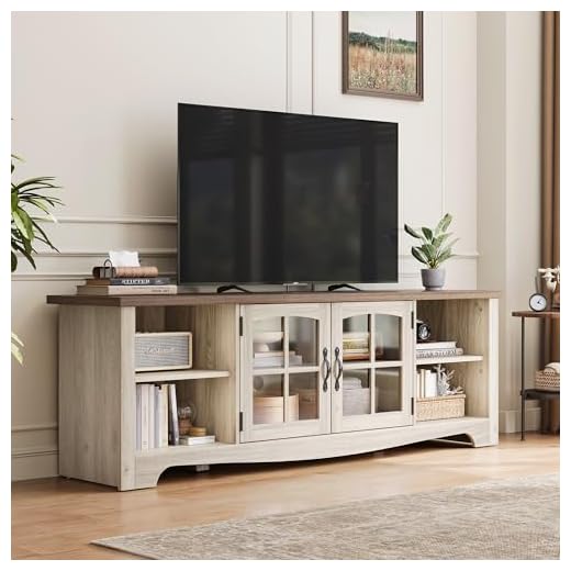 LINSY HOME Modern Farmhouse TV Stand