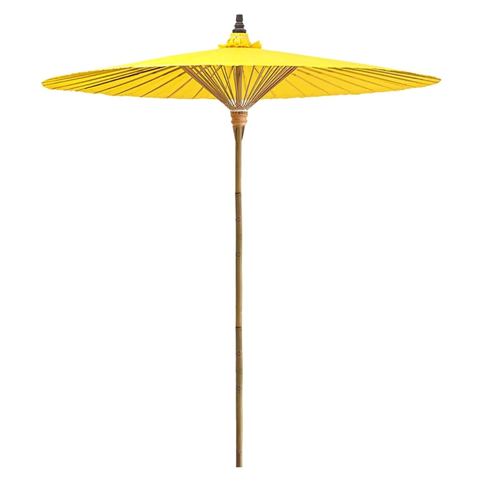 200 cm okrągły parasol Shanghai, odporny na promieniowanie UV, osłona przeciwsłoneczna z bambusa na patio, basen
