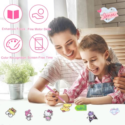 Crafts for Girls 8-12 - 6Pcs Make Your Own GEM Art Keychains - Arts and Crafts for Kids Ages 8-12 - Diamond Art Kits for Kids - 5D Dimond Art Paintings by Numbers - Art & Craft Gifts for 6 10 Year Old