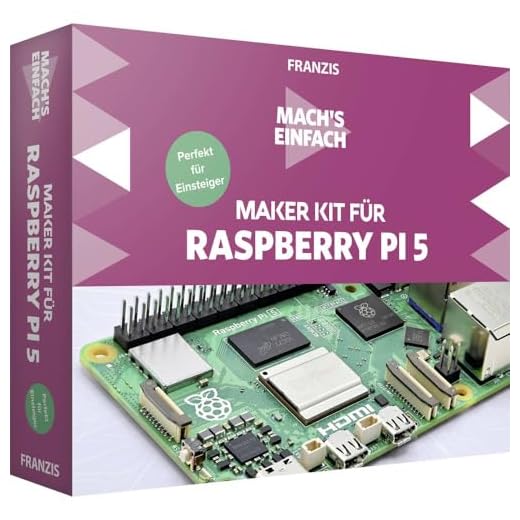 FRANZIS 67219 - Mach's einfach Maker Kit für Raspberry Pi 5 - Perfekt für Einsteiger