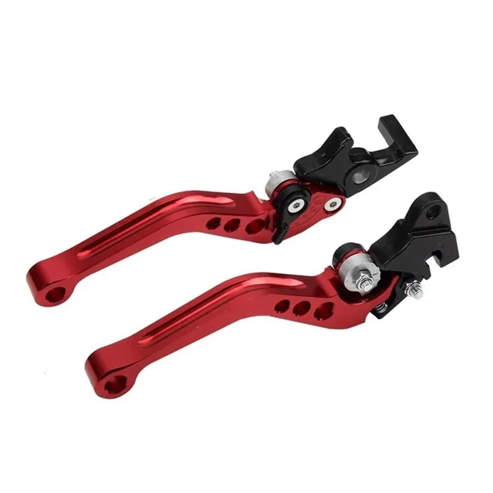 BEQLXTA Brake Clutch Adjustable Lever​ CNC Alloy Motorcycle Brake Handle Universal for Motorbike Modification CNC Motorcycle Clutch Drum Brake Lever Handle