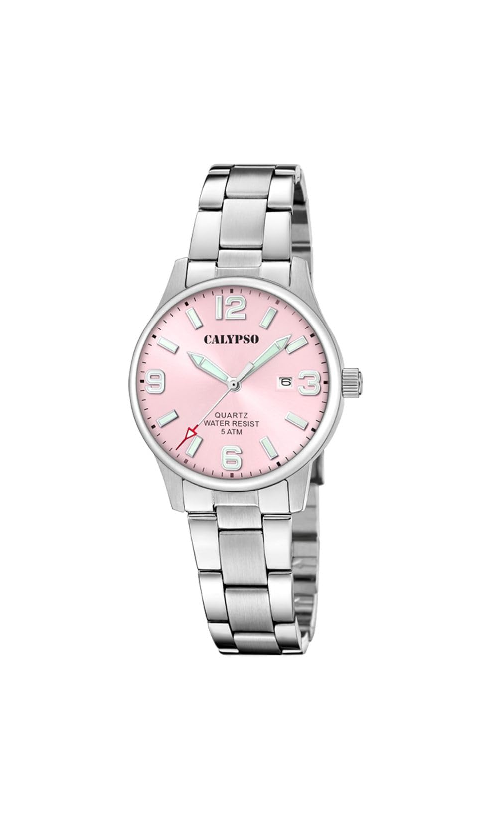 Calypso Ladies Stainless Steel Watch with Steel Bracelet K5861/5