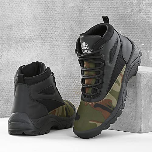 Image of Leo's Fitness Shoes Men's Jungle Hiking Outdoor Boots For Trekking Backpacking Mountaineering & Other Activities