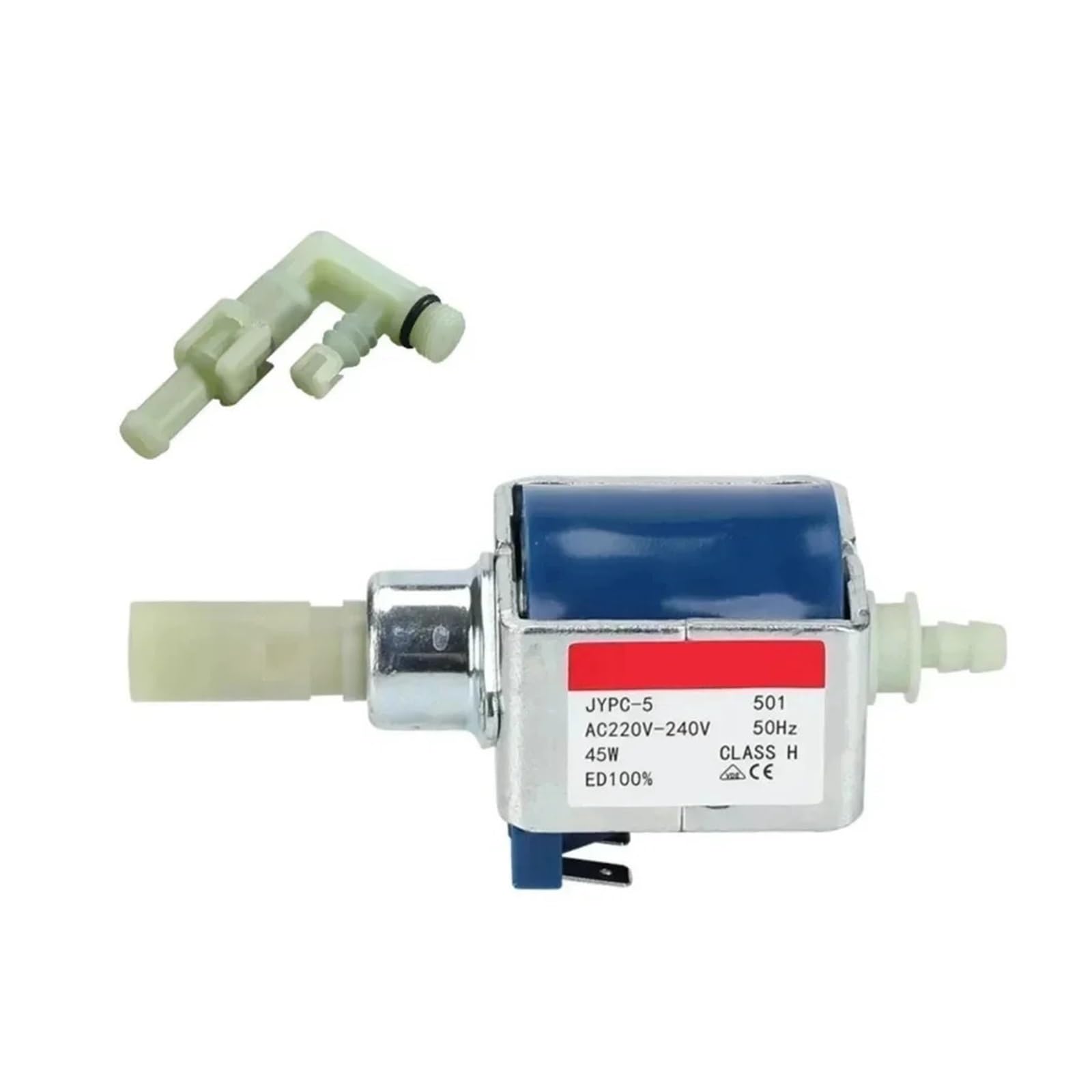 Tuita Jypc-5-Connector Self-Priming Pump，Compatible For Jiayin， Jypc-5 Ac 220V - 240V 9Bar 45W Electromagnetic Water Pump High Pressure Coffee Machine Cleaner(Jypc-5-Connector)