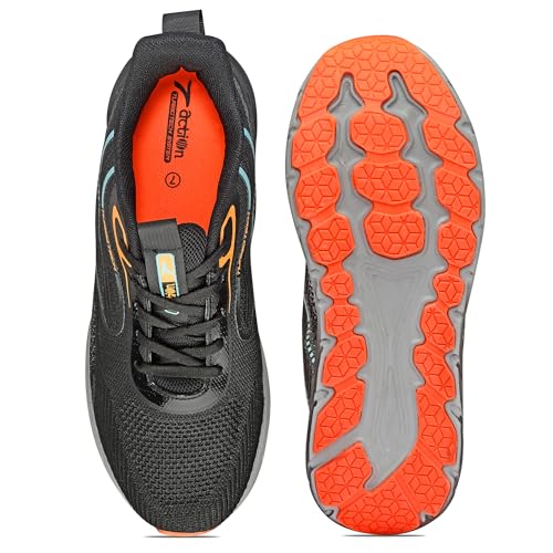 Image of Action | Athleo | NITRO-502 | Men's | Lace-Up | Running | Shoes | Lightweight | Comfortable | Trendy | Breathable | Sports | Shoes