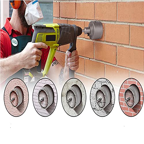 Elepcute 40mm Punte Trapano Muro ​per