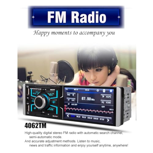 Radio para carro con pantalla táctil 4.1 pulgadas Eaglerich miniatura 5