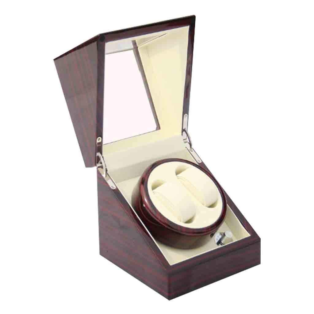 OLSKFUH Watch Boxes Winder For Automatic Watches Wood Rotation Shell Piano Paint Exterior And Extremely Silent Motor For Ladies And Men'S Wrist,