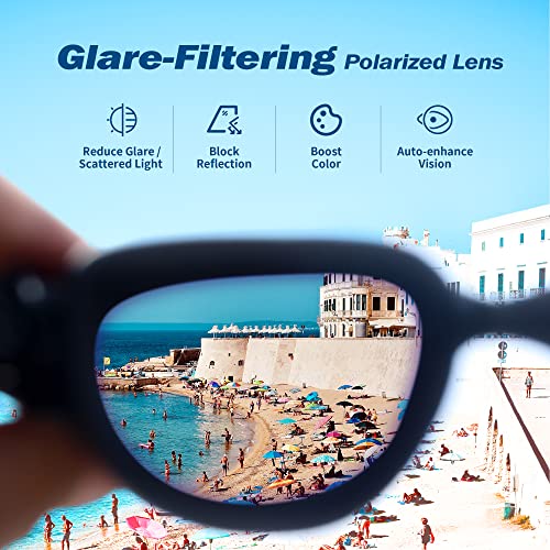 Super Penguin Swim Goggles, No Leaking Full Protection Polarized Swimming Goggles For Men Women, Polarized Mirror Blue #TOP1