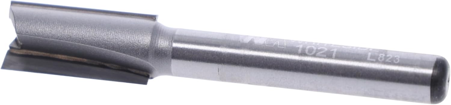 Whiteside Router Bits 1021 Straight Bit with 3/8-Inch Cutting Diameter and 3/4-Inch Cutting Length