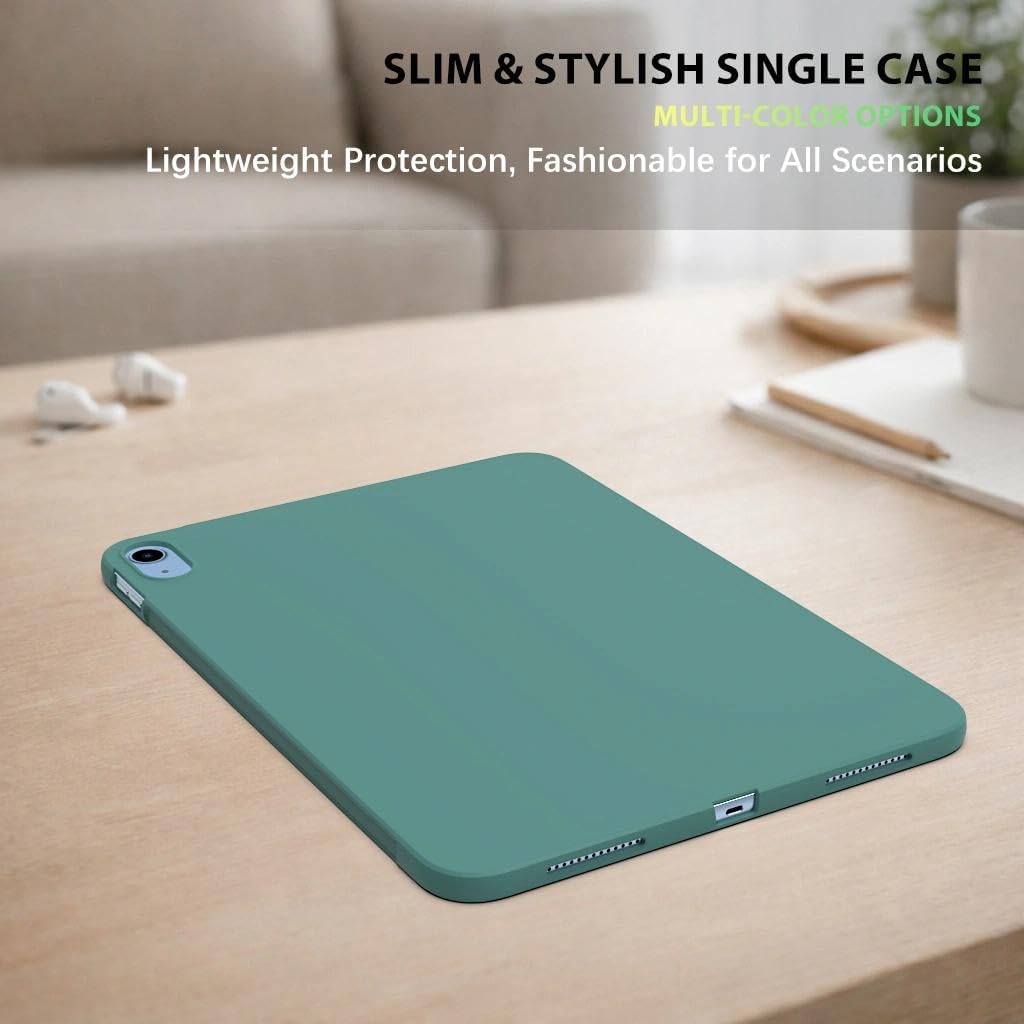 Case for New iPad Air 13 inch (M3/M2-2025/2024), Thin and Lightweight, Soft, Shockproof Slim Tablet Back Cover, Military Green - Image 6