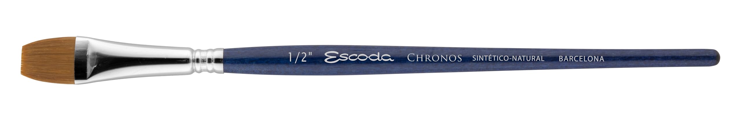 Escoda Chronos Series Professionelles Künstler-Aquarell-Pinsel-Set, Kunstfaser-Mix, 4-teiliges Set