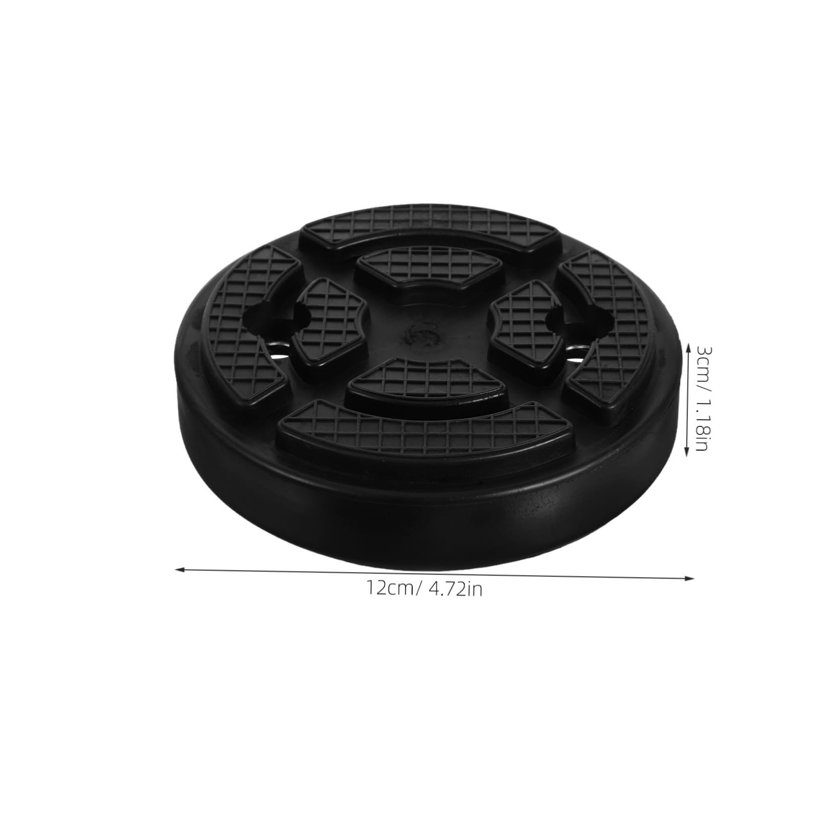 Blocco di Supporto in Gomma per Ascensore Auto, Set da 4 Pezzi, Dimensioni 4,72" X 1,18", Adatto per Sollevatori a Due Colonne, Uso in Garage e Officina