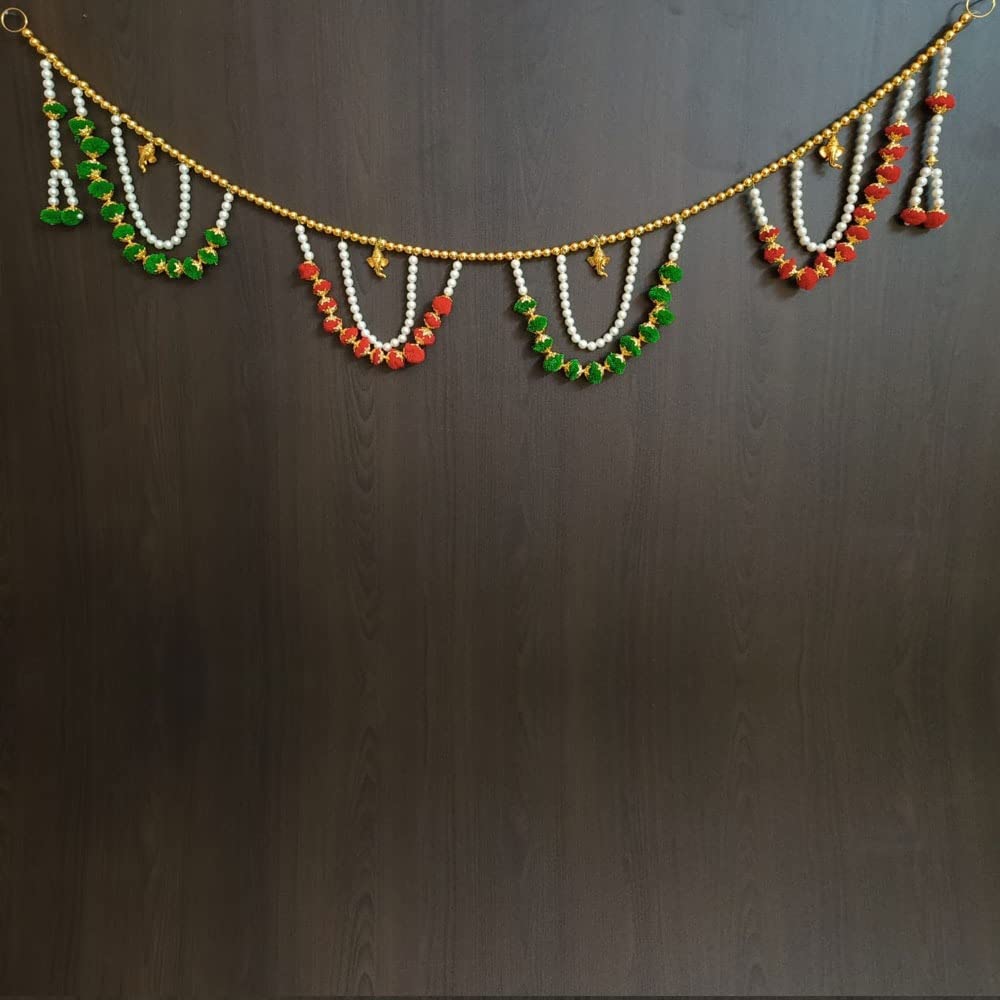 MYGIFTYSHOP Handmade Door Hanging Round Moti Style Bandarwal Toran (Tmr-03) -Diwali New Year Inauguration Wedding Festival Home Decor Pooja (40 Inch X 6 Inch), Multicolor (B0BQ7CQ7V2) Amazon Price History, Amazon Price Tracker
