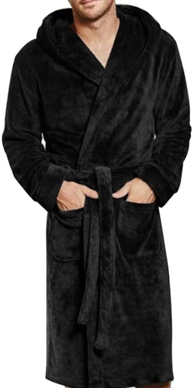 Mens Towelling Robe Towel Bathrobe Dressing Gown Bath Perfect for Gym Shower Spa Hotel Robe
