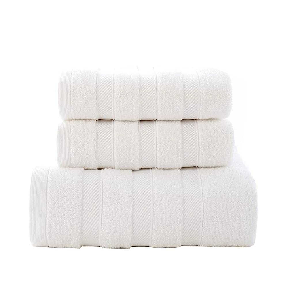 Toallas de baño engrosadas y agrandadas en set de tres piezas de alta absorción