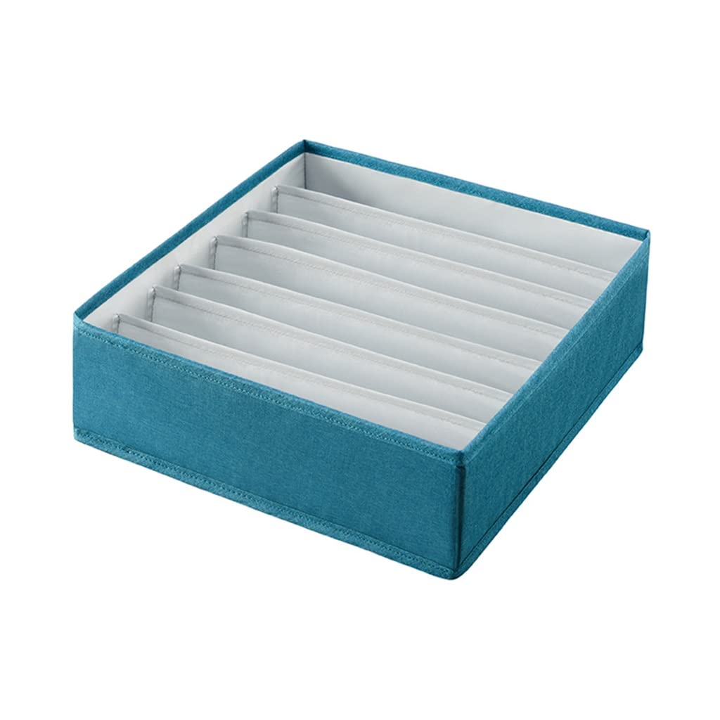 Calcetines Sujetador Bragas Separadores de cajones Plegables Organizador de guardarropa Caja de Almacenamiento de Ropa Interior (F 32 * 32 * 9 cm)