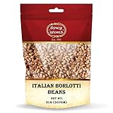 Spicy World Italian Borlotti Beans 2 Pound Bag - Product of Italy - All Natural - Cranberry Beans, Italian Kidney Bean