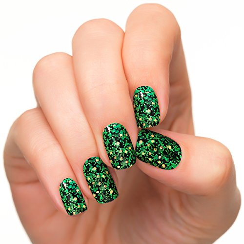 Incoco Nail Polish Strips, St. Patrick's Day Collection, Emerald City