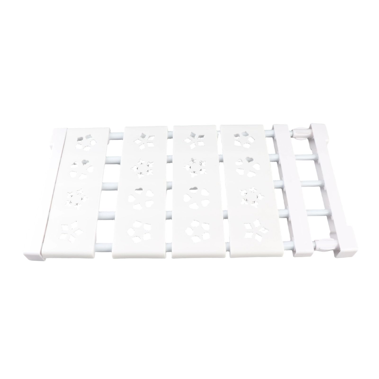 Étagère de tension de placard sans perceuse et séparateur robuste 50-80cm