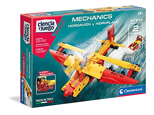 Clementoni Ciencia y Juego- Hidroavión Laboratoire de mécanique, 55344, Multicolore Cover