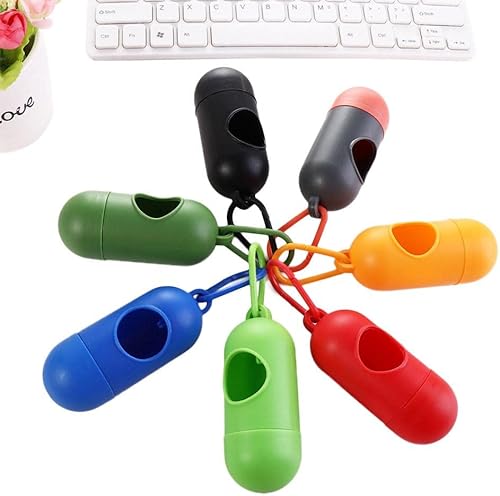 Miniatura 8 de Dispensador de bolsas de excremento de perro, bolsa de basura para bolsas de basura, soporte para bolsas de basura de mascotas, para caminar, gatos,