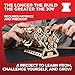 UGEARS V8 Engine Model Kit - 3D Wooden Puzzles for Adults, 3D Puzzle Model Engine Kit, DIY Kits Gifts for Engineers for Christmas, Wooden Model Kits for Adults to Build, Brain Teaser Hobby Set