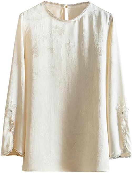 Women's Retro Blouse Summer Long Sleeve National Style Top