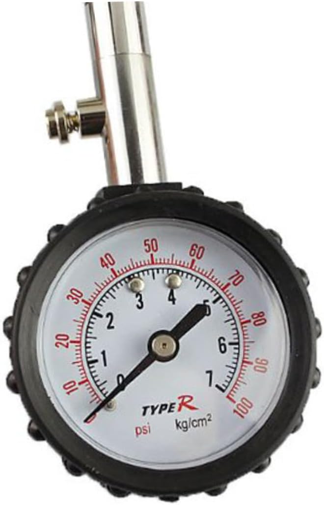 GLEAVI 2pcs Pressure Meter Truck Auto Vehicle Car Gauge Tire Pressure Gauges Tester 26x5.9x2.8cm 10.4x2.3x1.1 Inch